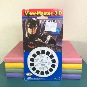 Batman Returns View-Master 3-D Tyco Stereo Reel Catwoman Penguin Michael Keaton